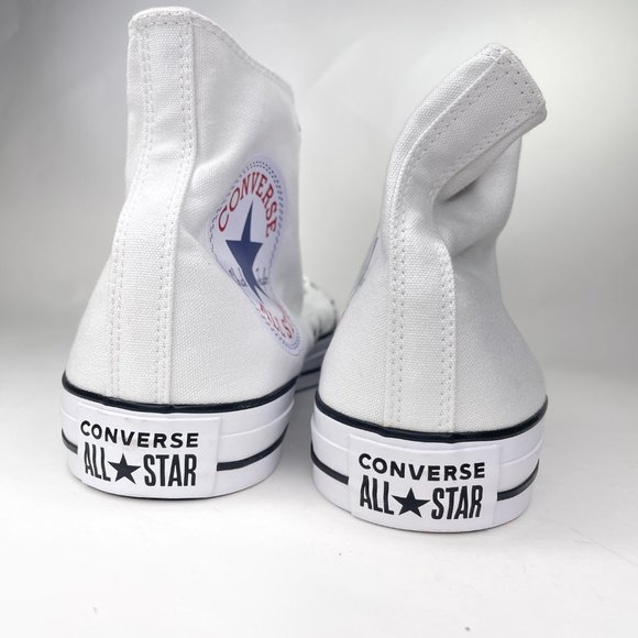 Converse CTAS High Oversized Logo White Black Sneaker. Size 13. Style:165696C. main image 6